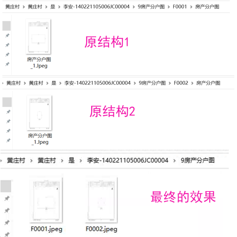 房产资料文件整理归类一例